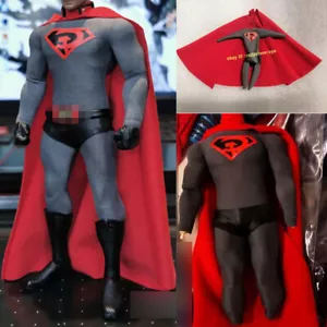 Bestlee Studio Red Superman 1/12 Scale Clothes Set Figure Accessory No Body - Picture 1 of 4