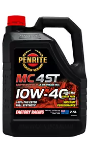 Penrite MC-4ST 4 Stroke Oil Full Synthetic 10W-40 2.5L - MC410W400025 - Picture 1 of 1