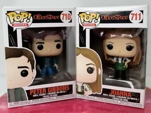 Espacio de oficina Funko Pop 710 Peter Gibbons y 711 Joanna Jennifer Aniston Flare - Imagen 1 de 15