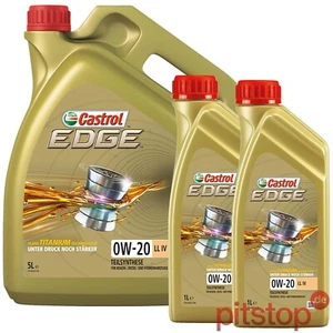 7L = 5L + 2x 1L CASTROL EDGE 0W-20 LL IV MOTORÖL VW 50800 50900 PORSCHE C20 - Bild 1 von 1