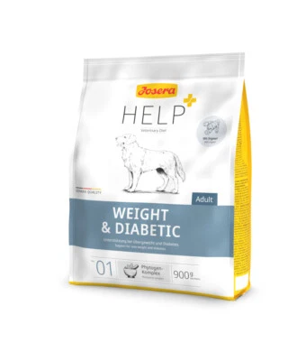 Josera Hund Help Weight & Diabetic 900 g - für Hunde bei Übergewicht & Diabetes - Bild 1 von 3