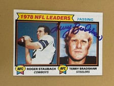TERRY BRADSHAW 1979 TOPPS Autographed NFL card TTM/IP signature Steelers