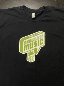 SXSW 2010 Full Lineup T-Shirt, Black, Size: Large - Picture 1 of 8