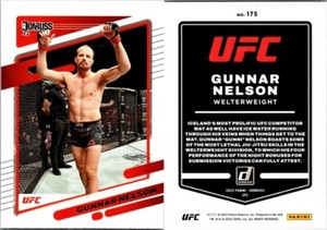 2022 Donruss UFC Base #175 Gunnar Nelson