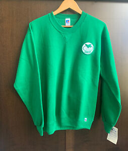 Vintage Russell Crewneck Kelly Green Sweatshirt, Custom Philadelphia Eagles 