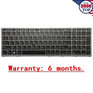 Clavier gris rétroéclairé US neuf pour HP Zbook 15 G3 15 G4 17 G3 17 G4 848311-001 - Photo 1/9