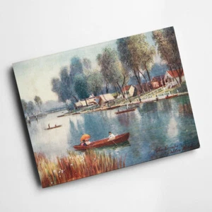 A3 PRINT - Vintage Surrey - The Camps, Penton Hook - Picture 1 of 1