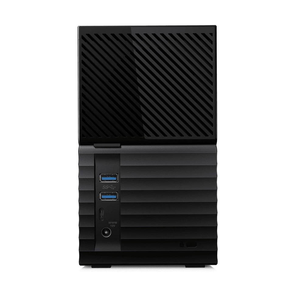 WDBFBE0240JBK-EESN WD My Book Duo WDBFBE0240JBK Festplatten-Array 24TB 2 Sch ~D~ - Bild 1 von 1