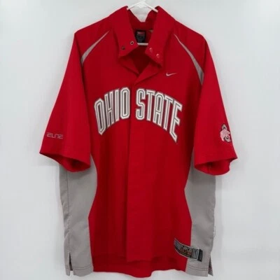 Ohio State Buckeyes Nike Elite Basketball Warm Up Jersey Men's Large OSU NCAA - Image 1 of 4