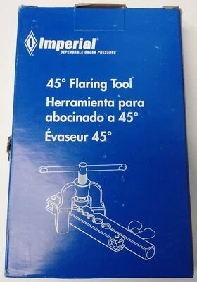 Imperial 195-FC Flaring Tool 45 Degree flare 3/16 to 5/8 USA - Image 1 of 2