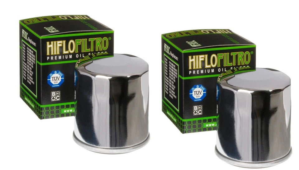 PACK DE 2 FILTROS DE ACEITE HIFLO HF303C Yamaha 1993-1994 GTS1000A Honda 1989-1990 CB1 Foto 1 de 1