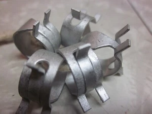 5 NOS MOPAR ORIGINAL FUEL LINE CLAMPS DODGE PLYMOUTH CHRYSLER 383 426 440 - Picture 1 of 3