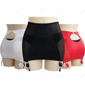 Luxallacki Back Hollow Sheer Pasek do pończoch 6 pasków Podwiązki Metalowe klipsy Pas - Zdjęcie 1 z 25