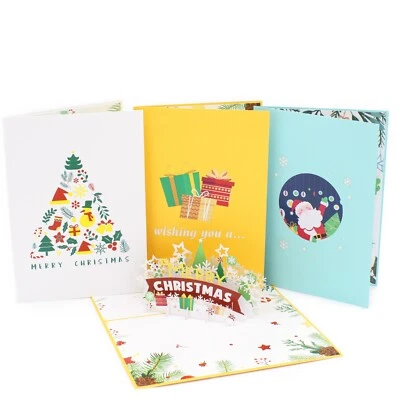 Feliz Navidad - Pack 3 Tarjetas Pop Up, Tarjeta de Navidad 3D, Tarjeta de Navidad 3D Australia Foto 1 de 4