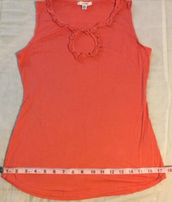 Nuevo sin etiquetas Top Sophie Max para mujer con volantes y apertura de ojo de cerradura talla XS. RDY Foto 1 de 4