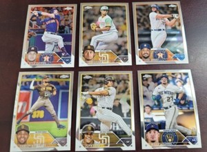2023 Topps Chrome Baseball Cards - You Pick - Complete your set - 2+ = 30% off