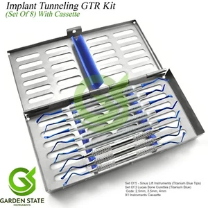 Periodontal Tunneling Elevator Curettes Bone Grafting Guided Tissue Regeneration - Picture 1 of 11