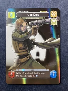 Jyn Erso Showcase Foil - # 268- Star Wars Unlimited TCG - Picture 1 of 10