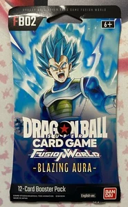Dragon Ball Z Fusion World Blazing Aura FB02 Ärmel Booster Pack VEGETA Ver. - Bild 1 von 2