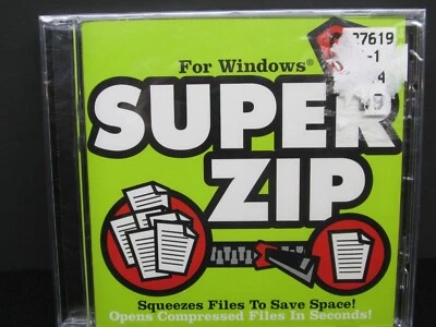 Super ZIP For Windows, PC, CD-ROM, Windows 95, Valusoft, New in Shrink Wrap - Image 1 of 2