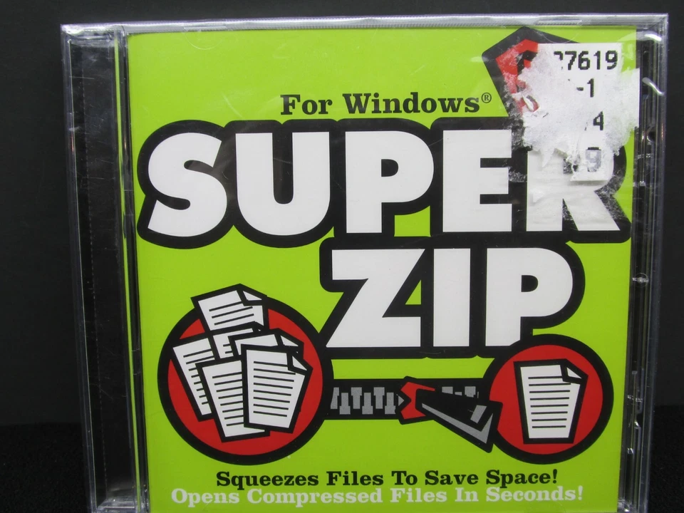 Super ZIP para Windows, PC, CD-ROM, Windows 95, Valusoft, nuevo en envoltura retráctil Foto 1 de 2