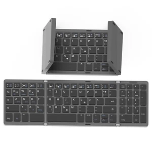 Mini Portable Folding Keyboard BT Number Keypad For Mac German French Spanish - Picture 1 of 12