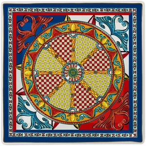 Svuota-Tasche Midi in Porcellana Linea Sole Mio Baci Milano 21,5 x 21,5 cm SALDO - Imagen 1 de 4