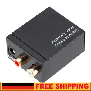 Digital-Analog-Audio-Konverter, optischer Toslink-Koaxial-auf-Cinch-Adapter DE - Bild 1 von 12