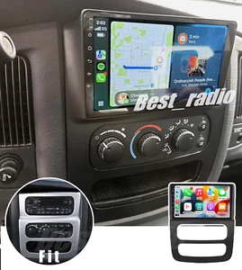 For 2002-2005 Dodge Ram 1500 2500 3500 Android 15.0 CarPlay Car Stereo Radio GPS - Picture 1 of 18