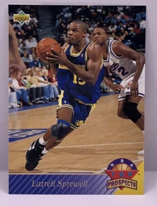 Latrell Sprewell 1992-93 Upper Deck #463 Rookie Card Warriors Basketball Card - Picture 1 of 2