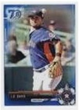 2017 Bowman Chrome Prospects 70th Blue Refractor #BCP81 J.D. Davis RC Astros