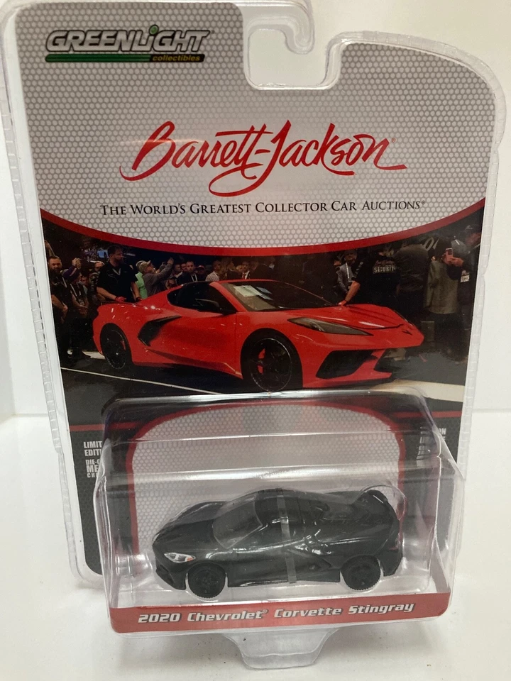 GREENLIGHT 2020 CHEVROLET CORVETTE STINGRAY BARRETT JACKSON SÉRIE 6 1:64 (8F) - Photo 1/1