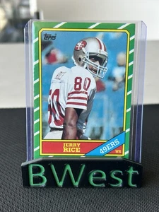 1986 Topps Jerry Rice #161 RC Rookie San Francisco 49ERS LP/MP - Picture 1 of 13