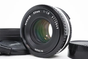 [N MINT w/Hood] Nikon Nikkor Ai-S AIS 50mm f/1.8 Pancake Prime Lens From JAPAN - Picture 1 of 12
