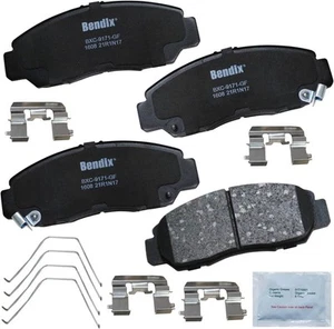 Bendix Priority 1 Ceramic Brake Pads Set For Acura Honda Vehicles 2003-2013 - Picture 1 of 2