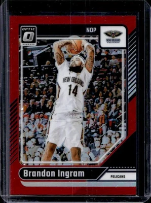 2024-25 Donruss Optic Brandon Ingram rojo #79/99 Pelicans Foto 1 de 2