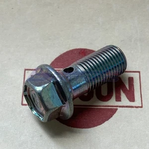 Perno banjo freno tardío DATSUN 1200 Ute M10-P1.0 métrico genuino (para Nissan B120)  - Imagen 1 de 12