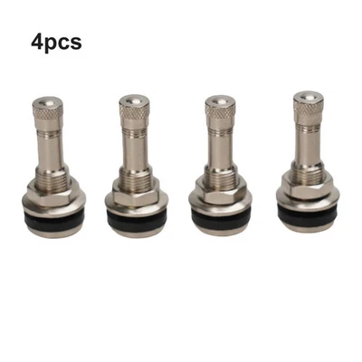Iron,TR416 Chrome Metal Tubeless Bolt In Valve Stems Tires Tubeless Tyre Valves - Image 1 of 4