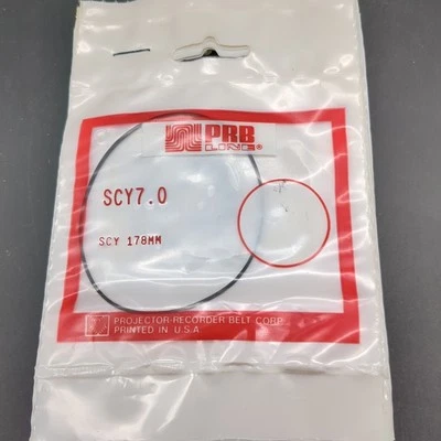 PROJECTOR RECORDER BELT PRB SCY 7.0 Square Cut Belt for VCR, Cassette, CD Drive or DVD Drive SCY7.0