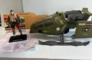 G.I.Joe 25th Anniversary GHOST H.A.W.K. Flugzeug mit Liftkarte Pilot - Bild 1 von 8
