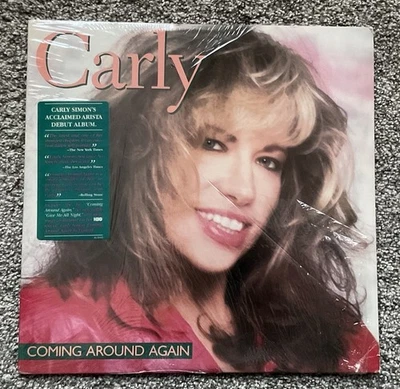Carly Simon - Coming Around Again Vinyl Lp Hype Sticker Arista AL-8443 - Image 1 of 4