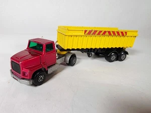 Matchbox Lesney Super Kings Ford LTS Articulated Tipper Truck • K-18 • 1973 - Picture 1 of 12