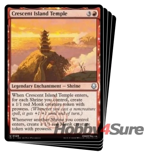 Presale Crescent Island Temple X4 M/NM Magic MTG Avatar: The Last Airbender - Image 1 of 1