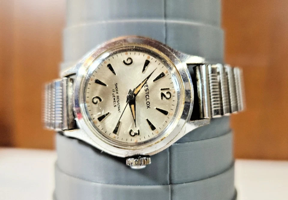 Reloj Pulsera WESTCLOX AUTOMÁTICO 17 JOYAS VINTAGE | Autoenrollable, Resistente a los Golpes, Foto 1 de 4