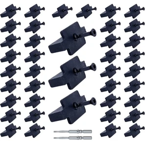 1000PCS Clip di Fissaggio a Ponte Nascosto Universali Clip a T in Nylon Precaricato - Foto 1 di 10