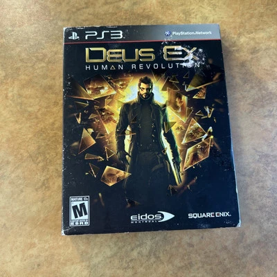 Deus Ex Human Revolution with slipcover (Sony PlayStation 3, 2011) PS3 new - Image 1 of 4