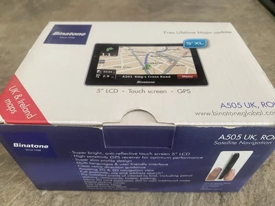 Binatone 5” LCD Touch Screen GPS - Image 1 of 4