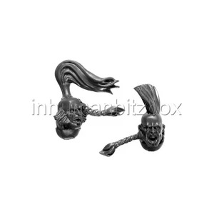SWGH40 TETE NATTE COUETTE x2 SPACE WOLVES WARHAMMER 40000 BITZ SPACE MARINE W40K - Picture 1 of 1
