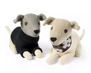 ⭐️ The Cuddle Collab GHOST AND WREN * Perros de peluche galgos italianos TOTALMENTE NUEVO - Imagen 1 de 2
