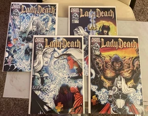 Lady Death - Wicked Ways #1,2,3,4 (4er Set) Comics - schönes Set - Sehr guter Zustand/NM - Bild 1 von 5